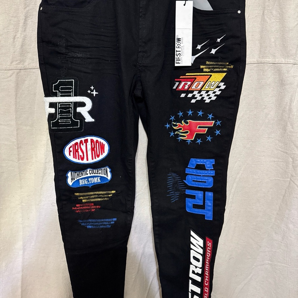 Men's Slim Black Jeans